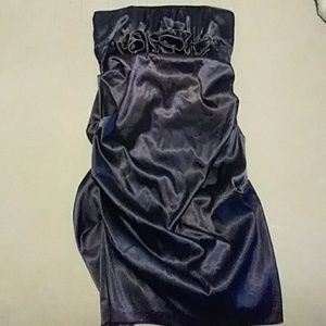 Little black strapless dress